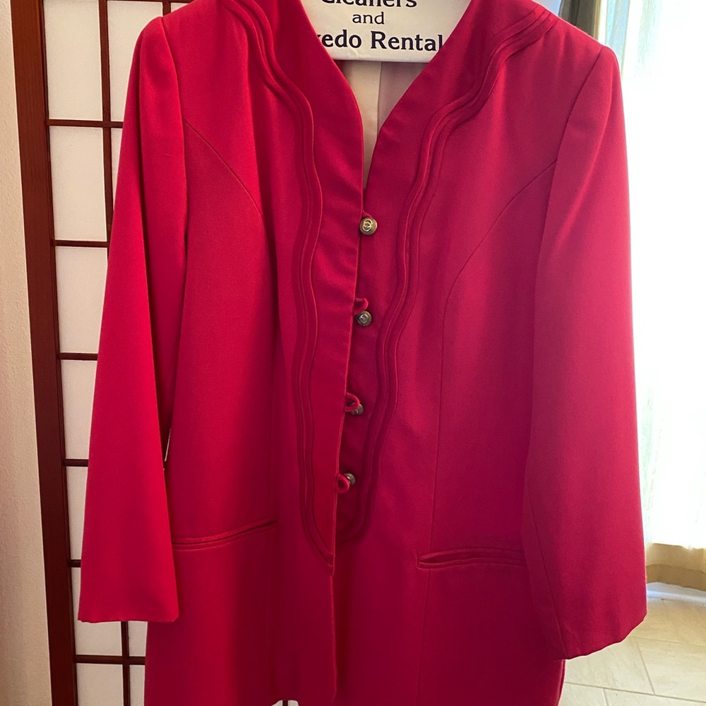 Scala Vibrant Red Women's Blazer